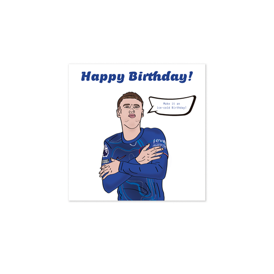 Cole Palmer Birthday Card for him, Chelsea Football Themed Birthday Card